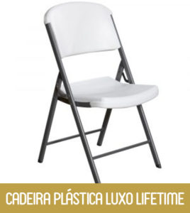 Imagem Cadeira Plástica Luxo Lifetime